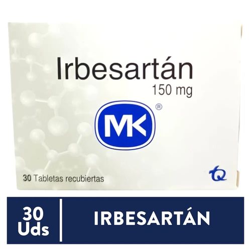 Irbesartan 150 mg Caja x 30 Tab