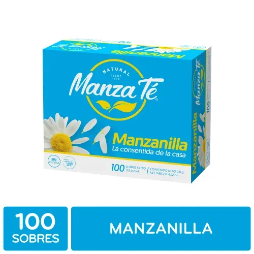 Té Manzanilla Manza Té caja 100 Uds - 120 g