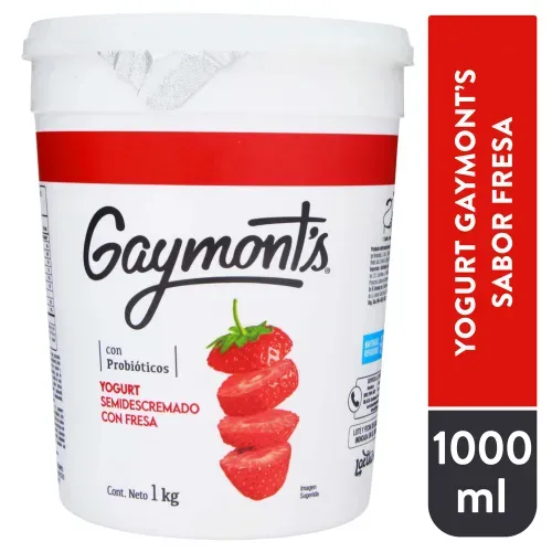 Yogurt Gaymonts Fresa - 1000ml