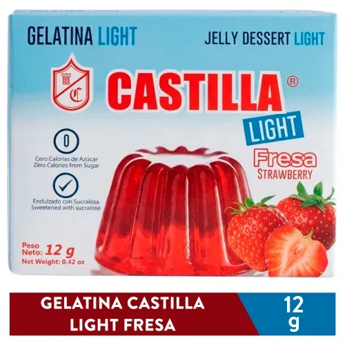 Gelatina Castilla Light Fresa - 12 g