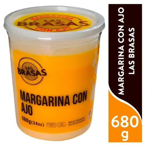 Margarina Con Ajo 680 g Las Brasas