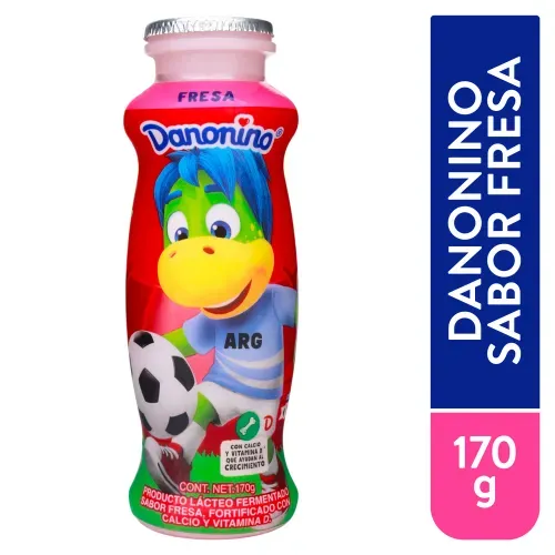 Yogurt Danonino Bebible Fresa - 170 g