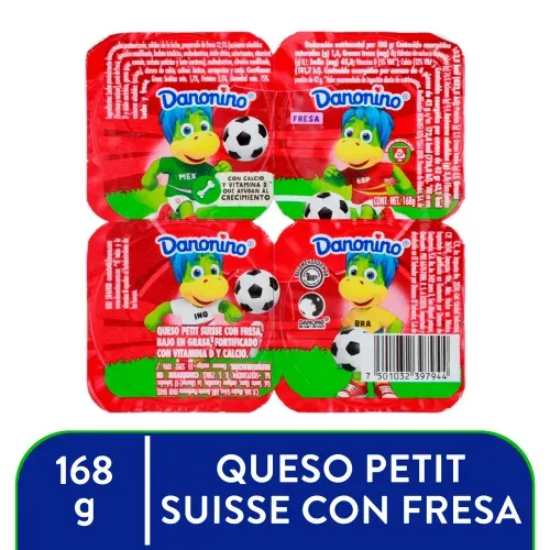 Yogurt Danonino Petit Fresa - 168 g