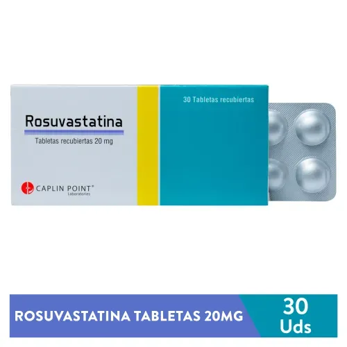 Rosuvastatina 20mg Tabletas x 30s