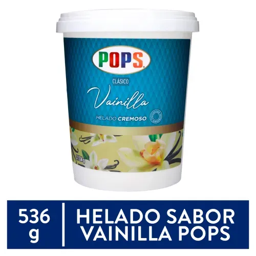 Helado Pops Vainilla - 536 g