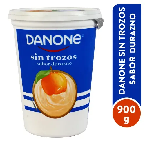 Yogurt Danone durazno - 900 g
