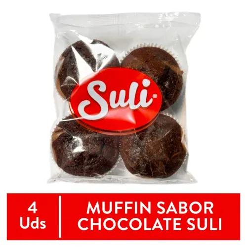 Muffin Chocolate 4 Pack Suli